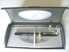 Parker Sonnet Black GT Fountain Pen Medium Nib S0703900 new original box