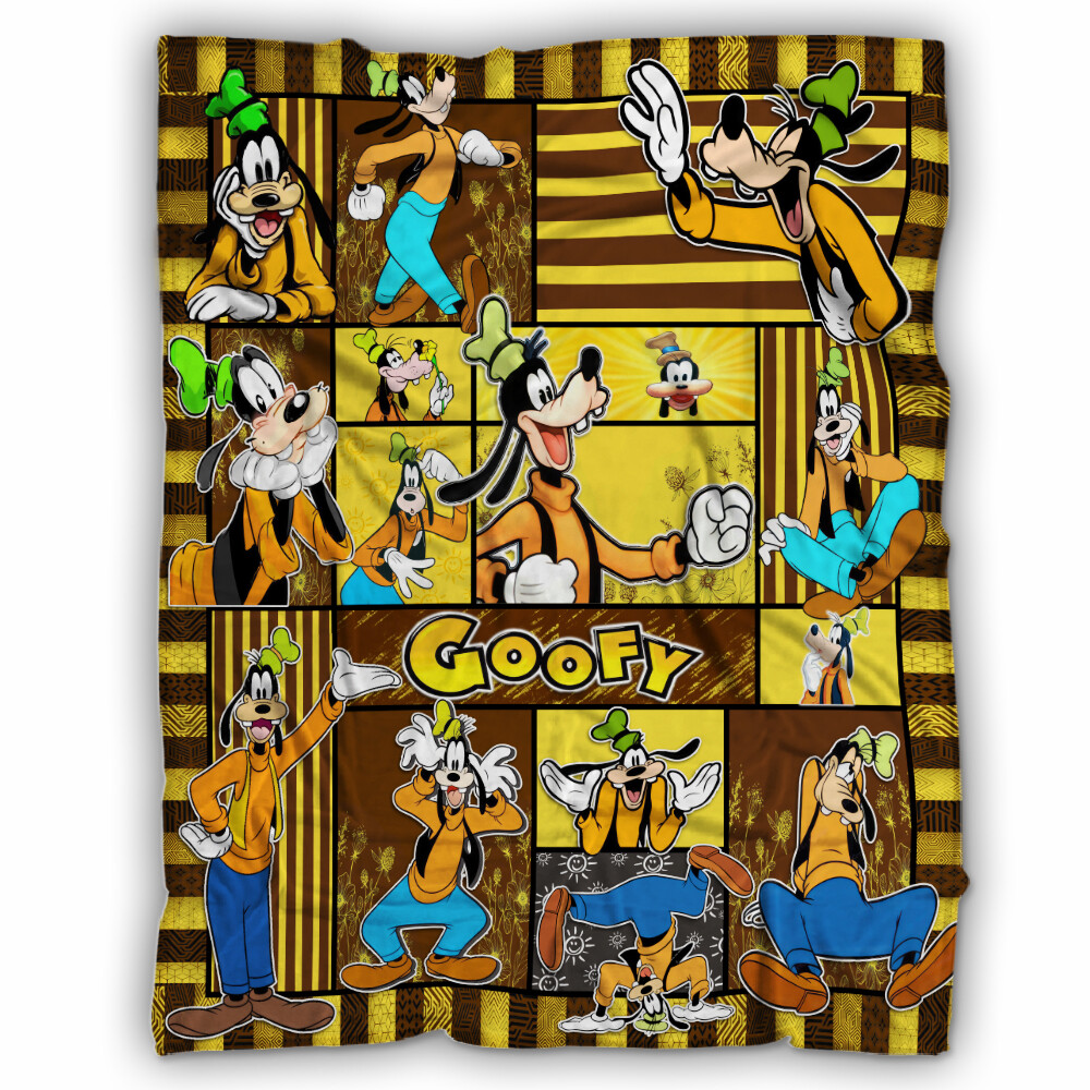 Disney Goofy Blanket Cartoon Fleece, Sherpa Throw Gift Decor | eBay