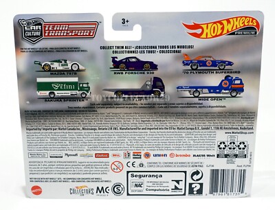 Hot Wheels Mazda 787B & Sakura Sprinter Team Transport Diecast Car