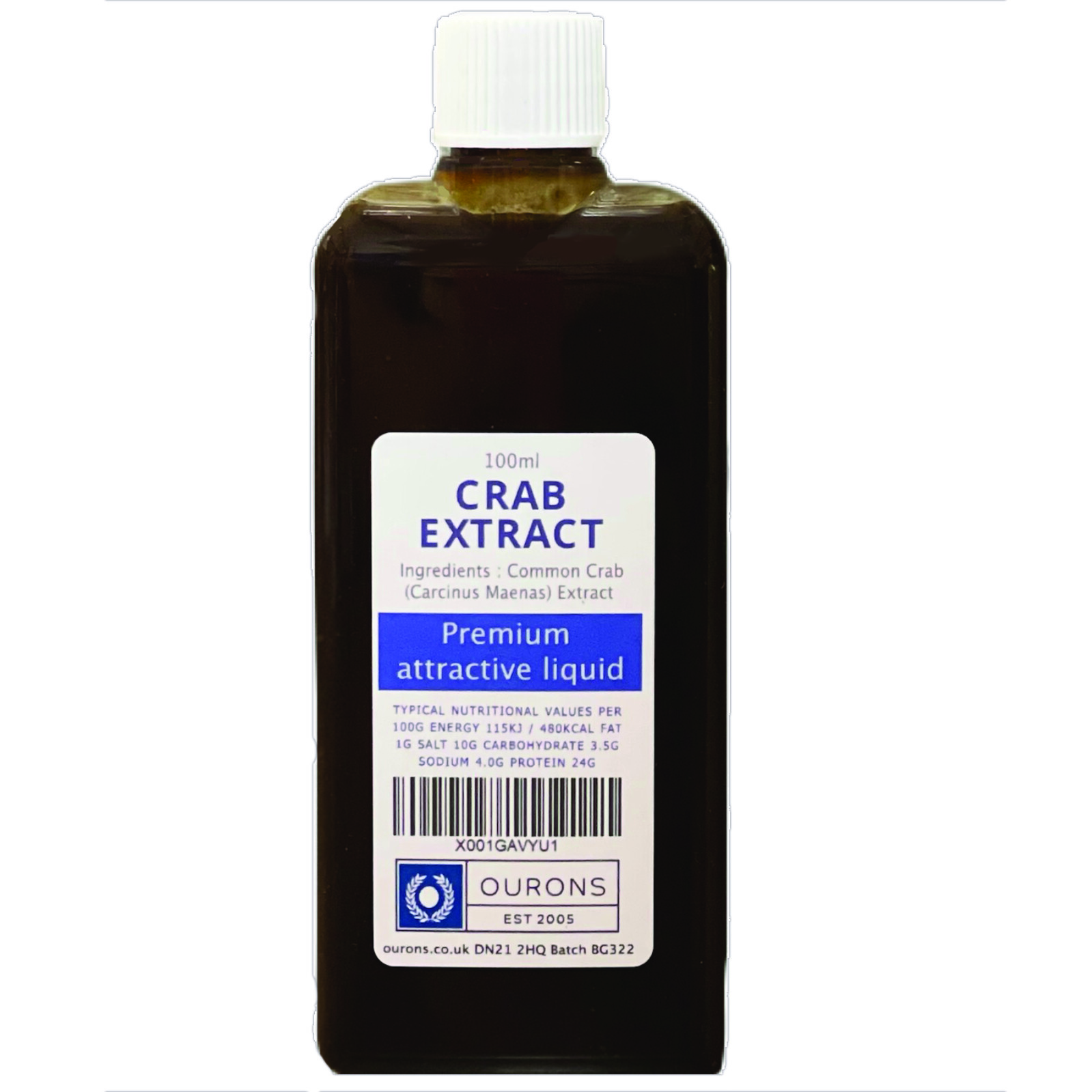 100ml Pure Crab Liquid - Premium Extract For Bait
