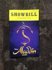 ALADDIN THE MUSICAL SHOWBILL PLAYBILL NYC CAST NEW AMSTERDAM THEATRE 2016