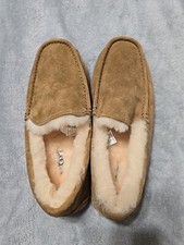UGG ASCOT 5775 CHESTNUT SUEDE SLIPPERS/ SIZE 7 100 AUTHENTIC BRAND NEW