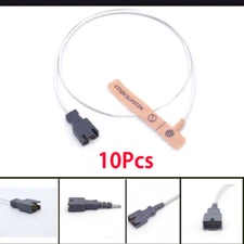 10Pcs Disposable SPO2 Sensor 9pin Adult / Pediatric Infant Compatible for massim