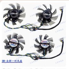 For ASUS GTX1650 1660ti DUAL Graphics Card Cooling Fan FD8015U12S Accessories  