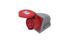 JCE Red 5 Pin 415V 3 Phase Wall Mount Sockets Plugs Appliance Inlets Industrial 