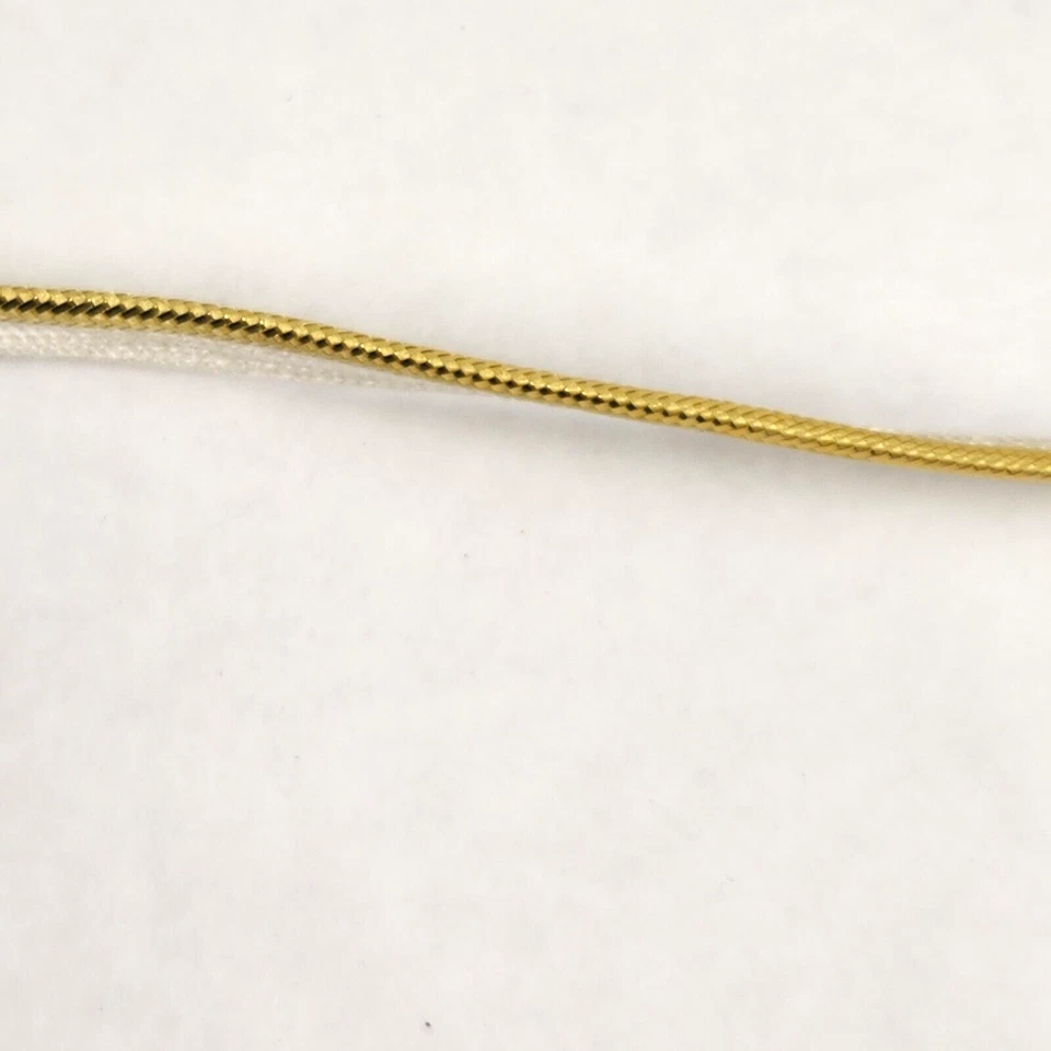 Gold Piping Trim Metallic Welting Cording Tape Bulk Lot of 73 Yards 3 pieces VTG - Image 3 of 4