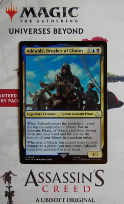 Adéwalé Breaker of Chains ACR 44 MTG Assassin Pirate Legend