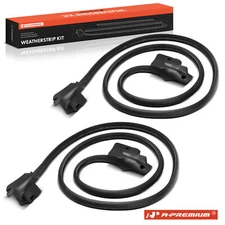 A-Premium 2Pcs Left & Right Door Glass Weatherstrip Seal for Buick Regal 81-87