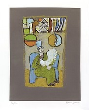 Tonino Guerra. Serigrafia numerata e firmata cm 40x50. Perfette condizioni