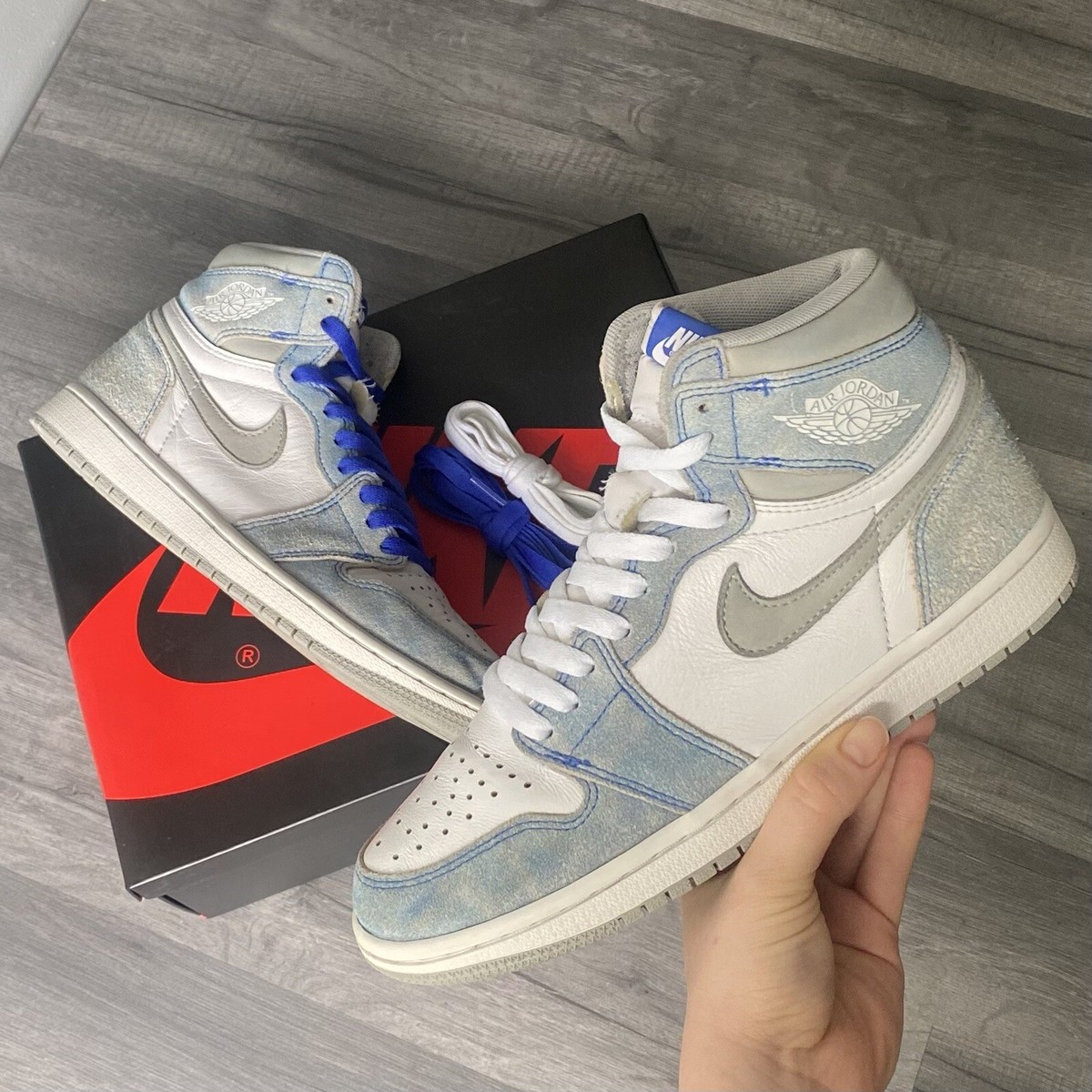 Smoke Grey Air Jordan Hyper Royal 2021 Air Jordan Retro High Hyper