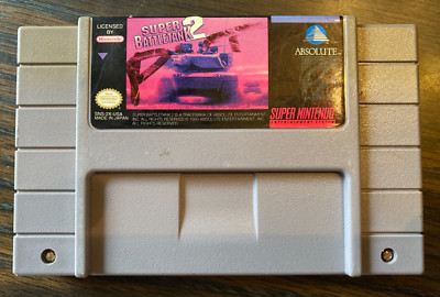 Super Battletank 2 (Super Nintendo) Tested Works!  Free 2 ship!
