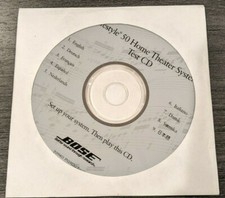 Bose Lifestyle 50 System Test CD Multiple Languages Set Up Speaker Testing