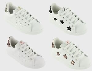 white tennis shoes with stars