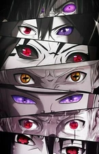 Naruto Anime Poster High Quality Thick Poster 11 x 17 Choose Your Design