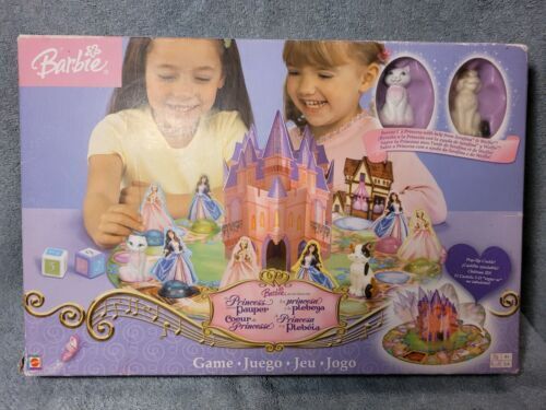 Barbie Princess And The Pauper Board Game Replacement Box, Insert, &  Instruction