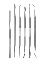 6-Piece Steel Wax Carving & Detailer File Set Jewelry Making Riffler Tools