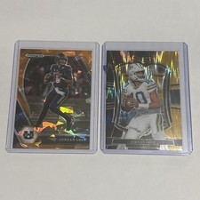 Jordan Love - 2021 Prizm Draft Picks Orange Cracked Ice/2025 Select Black & Gold