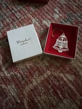 vintage winterlace by tamerlane bell 15053 christmas ornament dainty metal