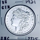 1921 BU GEM MORGAN SILVER DOLLAR UNC MS+++ U.S. MINT RARE COIN 9935