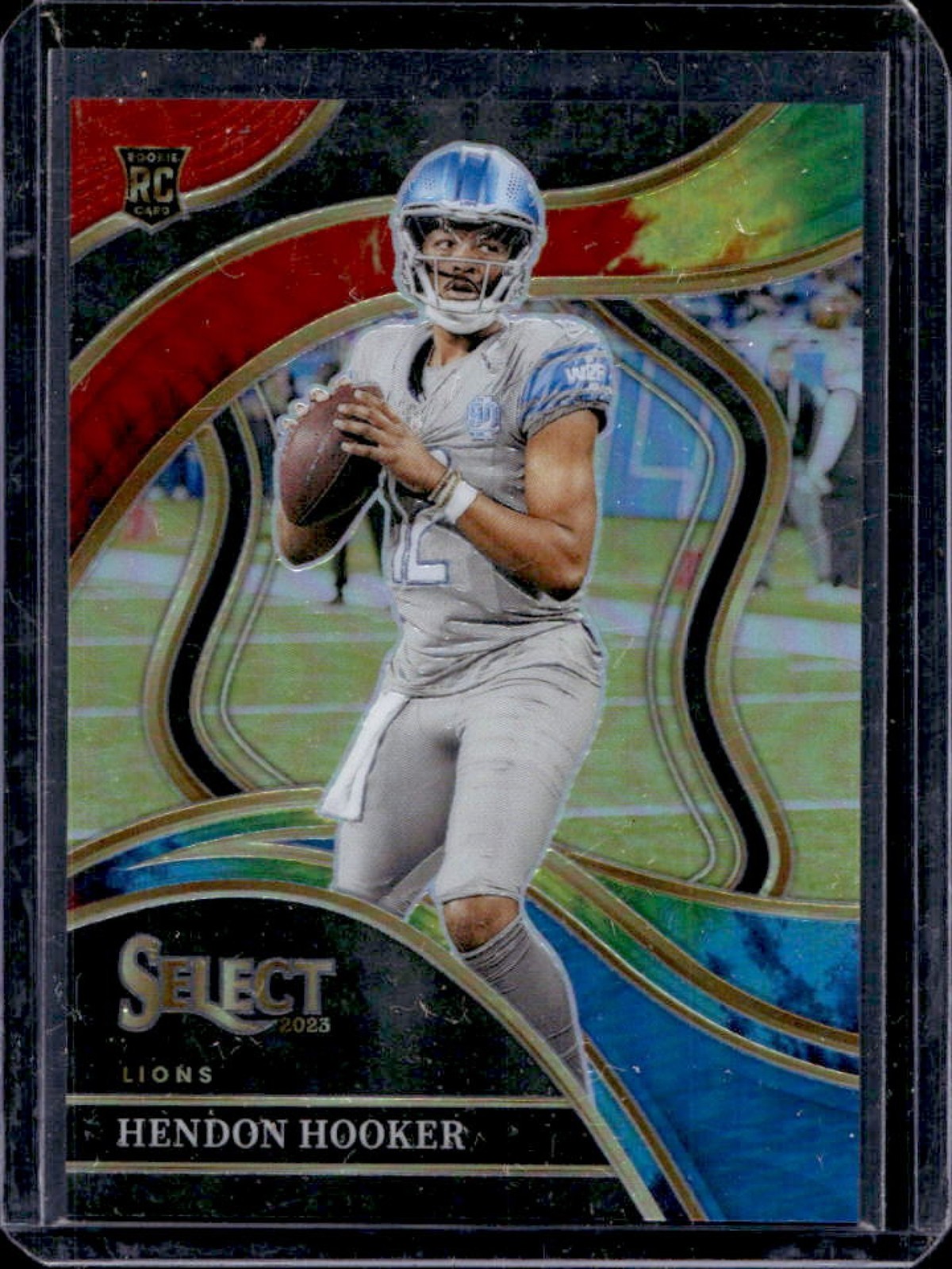 2023 Select Hendon Hooker RC Tie Dye Prizm Club #8/25 Lions