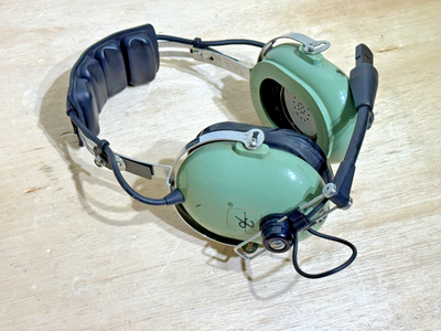 #ad #ad David Clark Aviation Headset M 7A Pilot Mic Part# 9168P 32 Untested Made USA $79.00