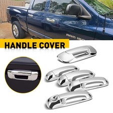 Chrome 4 Door Handle Tailgate Covers For 2002-2008 Dodge Ram 1500 2500 3500
