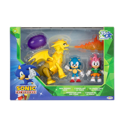 Jakks Pacific 2.5 Inch Sonic New Friends Unite Set ... Trip in Dragon form