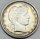 1892-P Barber Quarter AU+ Details