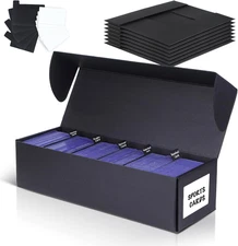 8-Pack Trading Card Storage Box for 800 Cards & 200 Top Loaders