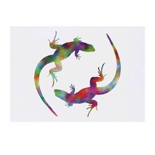 'Colourful Lizards' Temporary Tattoos / Transfers TO00057205 