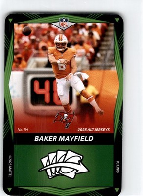 2025 Uno Elite NFL  Alt Jerseys Green Baker Mayfield