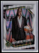 2025 Panini Prizm WNBA #144 Dominique Malonga White Seismic Prizms