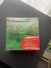 New Old Stock 3.5” 3 1/2 Inch Floppy Disks Sealed Package IBM Formatted 10 Pack