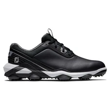 New FootJoy Golf Tour Alpha Shoes Black/White/Silver Size 10.5 Medium