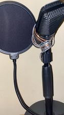 Studio Microphone with mesh pop filter
