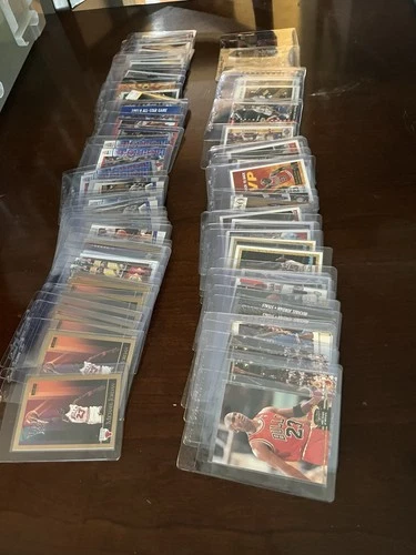 Michael Jordan NBA Basketball Trading Card Lot 100 Cards.