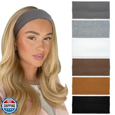 AIBFRID Headbands for Women Non Slip 6Pcs Thick Headbands Fashion