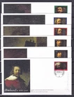 [G191800] Art Rembrandt Netherlands Nice Lot First Day Covers UNG