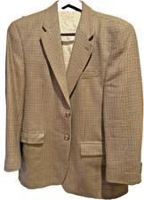 Lauren Ralph Lauren Green Label Houndstooth Wool Blazer Sport Coat 42R