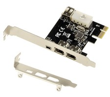 PCI EXPRESS PCIE Firewire 400 IEEE1394A - VIA Chipset  ILink Cable