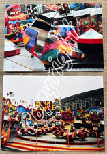 2 x Archiv Foto Karussell BREAKDANCE Wolf Huss - Kirmes Schausteller Modellbau