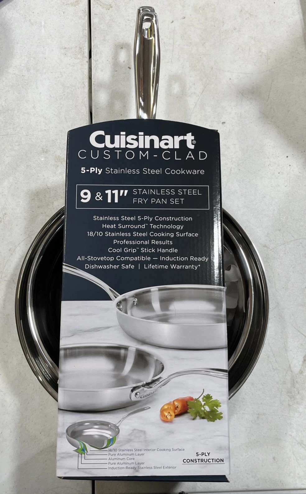 Cuisinart Custom-Clad Fry Pan - Thumbnail 4