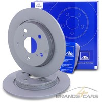 ATE 2X Bremsscheibe Voll Ø270 Hinten FÜR Toyota Auris E15 E18 BJ 06-15