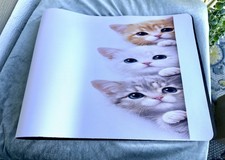 Cute Kitten XXL Gaming Mouse Pad / Extended Desk Mat 31 x 12
