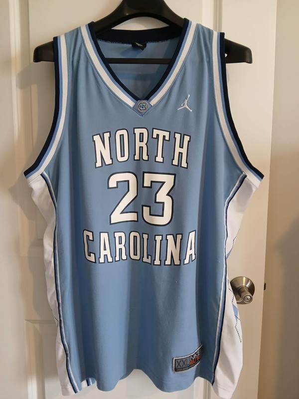 MEN'S NIKE ELITE MICHAEL JORDAN #23 NORTH CAROLINA BASKETBALL JERSEY SIZE XXL