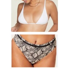 NWT Andie Swim Set, Small - Demi Moore Tropez Top, Riviera High Waisted Bottoms