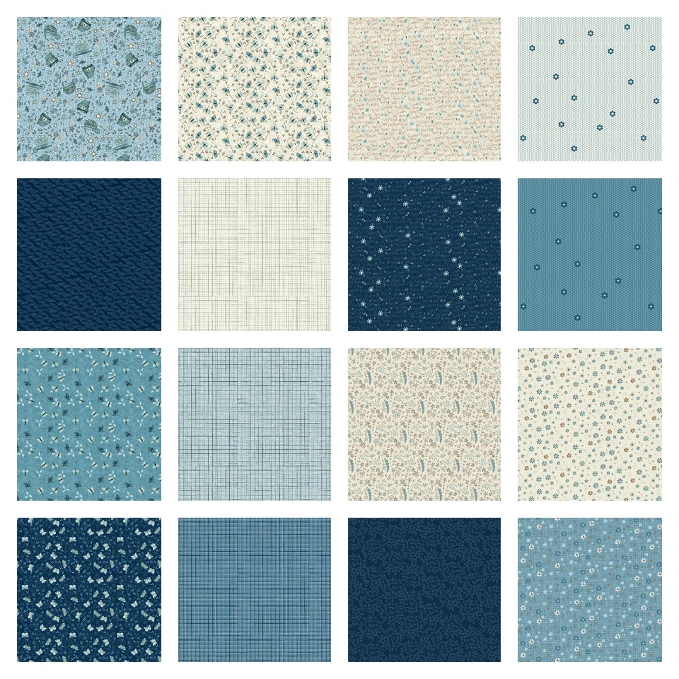 NUTEX Something Borrowed by Lynette Anderson Designs - **Pre-cut Fat quarters**