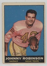 1961 Topps Johnny Robinson #139 HOF 2v5