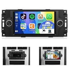 2 64G Car Stereo for Dodge Ram 1500/2500/3500 2006-2008,Dodge Durango 2005-20...