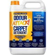 ProKleen Odour Attack Carpet Cleaner Shampoo Solution Pet Urine Remover 5L 5.19 per litre